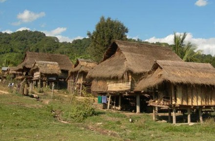 Akha village - MuangSing in Laos