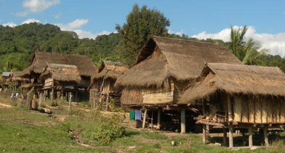 Akha village - MuangSing in Laos